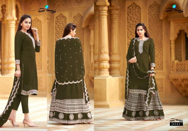 Your Choice Mango Festive Wear Georgette Designer Salwar Kameez